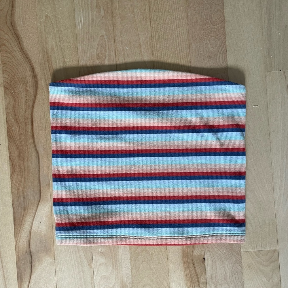 American Eagle Outfitters colourful tube top - cropped